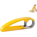 Miniatyrbilde 1 av 5: Mat Slicer, Rustfritt Stål Mat Slicer, Banan Jordbær Agurk Gulrot Egg Slicer, Multifunksjonell Grønnsak Frukt Slicer