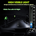 Miniatyrbild 3 av 5: LED Löpning Reflexväst, Laddningsbar LED Cykel Reflexväst, Justerbar Reflexsele Unisex Fluorescerande Väst för Nattpromenader, Jogging