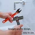Miniatyrbild 5 av 5: Sats med gängade tapp för rör, 1/2\" och 3/4\" - Perfekt för reparation av gängade rördelar - Högkvalitativt verktyg