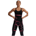 Miniatyrbilde 5 av 5: 3 i 1 Høy Midje Lår Trimmer for Kvinner Fitness Vekttap Belte，Rosa，（X/XL）