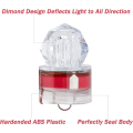Miniatyrbilde 3 av 5: 5-pak LED dypvannslys Diamond fiske lys Vann aktivere