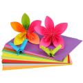 Miniatyrbilde 3 av 5: 100 ark farget A4-pakke 70 g/m2 håndlaget papir for DIY-kunst