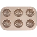 Miniatyrbillede 1 af 5: 6 Huls Madeleine Form i Kulstofstål, Non-Stick Bageform til Køkken Bryllup Fødselsdagsfest