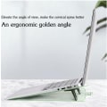 Miniatyrbillede 5 af 5: 2 stk. bærbar computer standholder, foldbar bærbar ventileret bærbar computer bagageholder