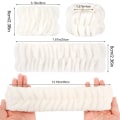 Miniatyrbillede 5 af 5: Dame håndleds håndklæder til ansigtsvask, mikrofiber håndleds spa vaskehåndklæde bånd