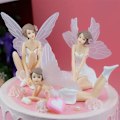 Pikkukuva 4 / 5: Tinkerbell-figuuri koristepöydälle, autoon, kakkuun, toimistoon, kotiin, 3 kpl