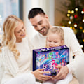 Miniatyrbillede 2 af 5: Nedtælling Jule Blind Box Adventskalender 2024 til Børn Smykkesæt Blind Box Ring Halskæde Øreringe 24-delt sæt