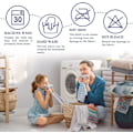 Miniatyrbild 7 av 9: Stretch Soffaöverdrag 4-sits - Universal Armstols Skydd, Ljus Färgblocksmönster
