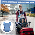 Miniatyrbillede 5 af 5: Nyfødt sæde 1 stk. Baby Carrier Wrap Carrier Rygsæk Carrier Nyfødt Polyester Blå Multifunktion Bæresele