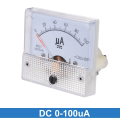 Miniatyrbild 1 av 5: Analog voltmeter, 85C1 DC 0100UA pekare analog ammeter, ström yta panel med enkel struktur