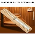 Miniatyrbild 5 av 5: 15 minuters bastu timglas bastu sandklocka väggtimer bastutillbehör för