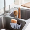 Miniatyrbillede 5 af 5: Vask Organizer til Køkken Caddy Organizer Køkken Redskabsholder Svampeholder Køkken Badeværelse Opbevaring (1 stk)