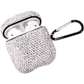 Miniatyrbillede 1 af 5: Funklende Diamant Etui til AirPods med Nøglering Stødsikker Beskyttelse Premiu