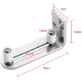 Miniatyrbillede 3 af 5: Justerbar skydedørsguide Metal vægmonteret dørguide Guide Ladeport Guide Rollers