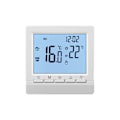 Miniatyrbillede 1 af 5: Elektrisk varme termostat, manuel knap 16A, negativt display, hvid cha