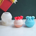 Miniatyrbilde 2 av 3: 3D Silikon Lysform - Julelysform - Silikonform - For Hjemmelaget Duftlys, Julepynt - Silikon Resin Form