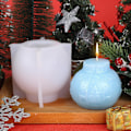 Miniatyrbillede 3 af 5: 3D Julelysforme Silikonlysform til Lysfremstilling Julelysform Silikonform til Lysfremstilling DIY Håndværk Dekoration (Elg)