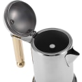 Miniatyrbillede 3 af 5: Rustfrit stål 200 ml Over The Stovetop kaffemaskine holdbar espressokande S