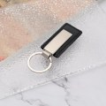 Miniatyrbillede 4 af 5: 2 stk. Læder Metal Nøglering Bil Nøglering Hængende Ornament Vedhæng Forretnings Nøgle Dekoration kompatibel Bil Hjem Nøgler 96,5x32mm