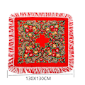 Miniatyrbillede 2 af 3: 1 stk Retro Trykt Sjal Vinter Boho Shawl Efterår Og Vinter Varmt Bomuld Kvinder Sjal Stil Tassel Sjal Shawl