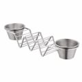 Miniatyrbild 1 av 5: Uppgradera Taco Shell Stand Up Holders - Premium Rostfritt Stål Tacobricka med