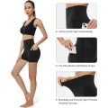 Miniatyrbilde 2 av 5: Kvinners høye midje aktive slitasje shorts yoga leggings, magekontroll trening