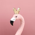 Pikkukuva 4 / 5: Hartsiflamingo-koriste-eläinten linnut patsas mehikasvi ruukku Flo