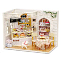 Miniatyrbild 1 av 3: DIY Dockhus Miniatyr Trä Möbler Kit, Dockhus Kit med