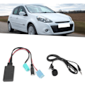 Miniatyrbild 5 av 5: 6-stifts Bluetooth-radioadapter för bilstereo AUX-in med mikrofon
