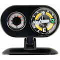 Miniatyrbilde 4 av 4: 2 i 1 Ball Car Orientering Guide Kompass Termometer Bil Auto Dashbord (B