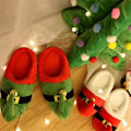 Miniatyrbillede 4 af 4: 1 par juleslippers - behagelige vinterslippers
