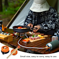 Miniatyrbillede 3 af 4: Gasadapter, Gasflaske Adapter, Affaldsgasopsamling, med Udluftningsfunktion, Høj og Lav Temperaturbestandighed, Velegnet til Camping, Vandreture, Picnic