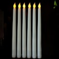 Miniatyrbilde 1 av 5: LED-lys, flammefrie lys, lampe-lys, 28 cm lange lys til jul