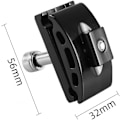 Miniatyrbillede 2 af 5: Cykel enkelt søm siddende stamklemme hoved cykelrør sadel hovedrør sadel samling rør sadel sadel reparationsdele klemme hoved (sort)