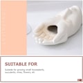 Miniatyrbilde 4 av 5: Hjemmedekor Ansikts Blomsterpotte Hode Planter Pot Sukkulent Planter Planter Menneskelig Ansikt Formet Hage Pot Harpiks Figur Blomsterpotte Planter Beskrive