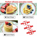 Pikkukuva 3 / 5: Tarttumaton silikoninen pannukakkumuoti Keittiöväline Rengasvalmistaja Silikoni Paistokakku