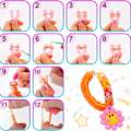 Miniatyrbilde 2 av 3: Loom Belt Kit - 2500 deler, 32 farger flerfarget