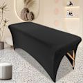 Miniatyrbilde 5 av 5: Svart stretch duk i elastan for bord 183 x 74 x 76 cm