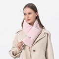 Miniatyrbilde 3 av 3: Dame Strikket Sjal Lang Erme Varmt Elegant Sjal Høst/Vinter Sjal Høytidsgaver Unisex