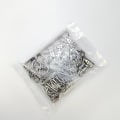 Miniatyrbilde 5 av 5: 60 stk. metallnøkkelring i bulk - Swivel Snap Hooks, D-ring og Slide Buckle Bac