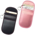 Miniatyrbild 1 av 5: 2-pack Keyless Go-skydd bilnyckelväska, signalblockeringsväska,
