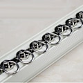Miniatyrbilde 5 av 5: 20 stykker gardinstang glidere ruller plast dobbel ruller aluminiumlegering