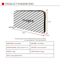 Miniatyrbillede 2 af 5: Farverig pote, sød print, dame RFID stor kapacitet læder clutch