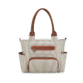 Miniatyrbilde 2 av 5: Tote stelleveske sett 6 stk for reise, multifunksjonell baby stelleveske med stellematte, skulderbag, håndveske babyflaskepose, Khaki