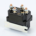 Miniatyrbild 3 av 5: Vinschsolenoidrelä, 12V vinschrelais magnetisk strömbrytare enkel att installera 250A relä för ATV