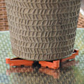 Miniatyrbillede 3 af 5: Triangle Blomsterpot Stativ, 36 Stykker Usynlige Blomsterpot Fødder, Plastik Pot