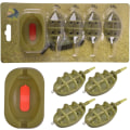 Miniatyrbillede 4 af 5: Carp Fishing Method Feeders Set 4 Inline Method Feeders med 1 Quick Releas