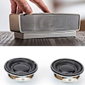 Pikkukuva 5 / 5: 2 kpl 5w 4Ω Stereo Audio Kaiutin 4cm Kaiutin Torvi Mini Vahvistimelle, Metalli Pyöreä Sisämagneetti Kaiutin
