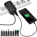 Miniatyrbild 5 av 5: Universal Strömadapter, 30W Justerbar Universal Strömadapter AC till DC 12V 9V 7.5V 6V 5V 4.5V 3V Multi-Spännings Strömadapter, för Hushålls Elektro