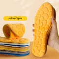 Miniatyrbillede 1 af 5: 4 par 4D svedindlægssåler Pebble Massage Pads Sko Massage Fortykkelse